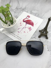 Load image into Gallery viewer, CURTAIN Retro Vintage Designer Steam Punk Pilot Sunglasses Iron Man 3 TONY Stark Sun Glasses Men Gothic Rossi Coating UV400