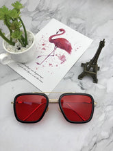 Load image into Gallery viewer, CURTAIN Retro Vintage Designer Steam Punk Pilot Sunglasses Iron Man 3 TONY Stark Sun Glasses Men Gothic Rossi Coating UV400