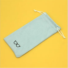 Load image into Gallery viewer, New Fashion PU Leather Cover Sunglasses Case for Women Men Glasses Portable Soft Glasses Pouch Bag Accessories Glasses Box 6.5cm