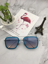 Load image into Gallery viewer, CURTAIN Retro Vintage Designer Steam Punk Pilot Sunglasses Iron Man 3 TONY Stark Sun Glasses Men Gothic Rossi Coating  UV400
