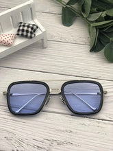 Load image into Gallery viewer, CURTAIN Retro Vintage Designer Steam Punk Pilot Sunglasses Iron Man 3 TONY Stark Sun Glasses Men Gothic Rossi Coating  UV400
